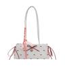 Borsa da donna di grande capacità, borsa monospalla alla moda e elegante borsetta quadrata