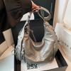 Retro Shoulder Bag, Women's Trendy Fashion and Simple Korean Tote Bag, Casual Large-capacity Shoulder Bag.