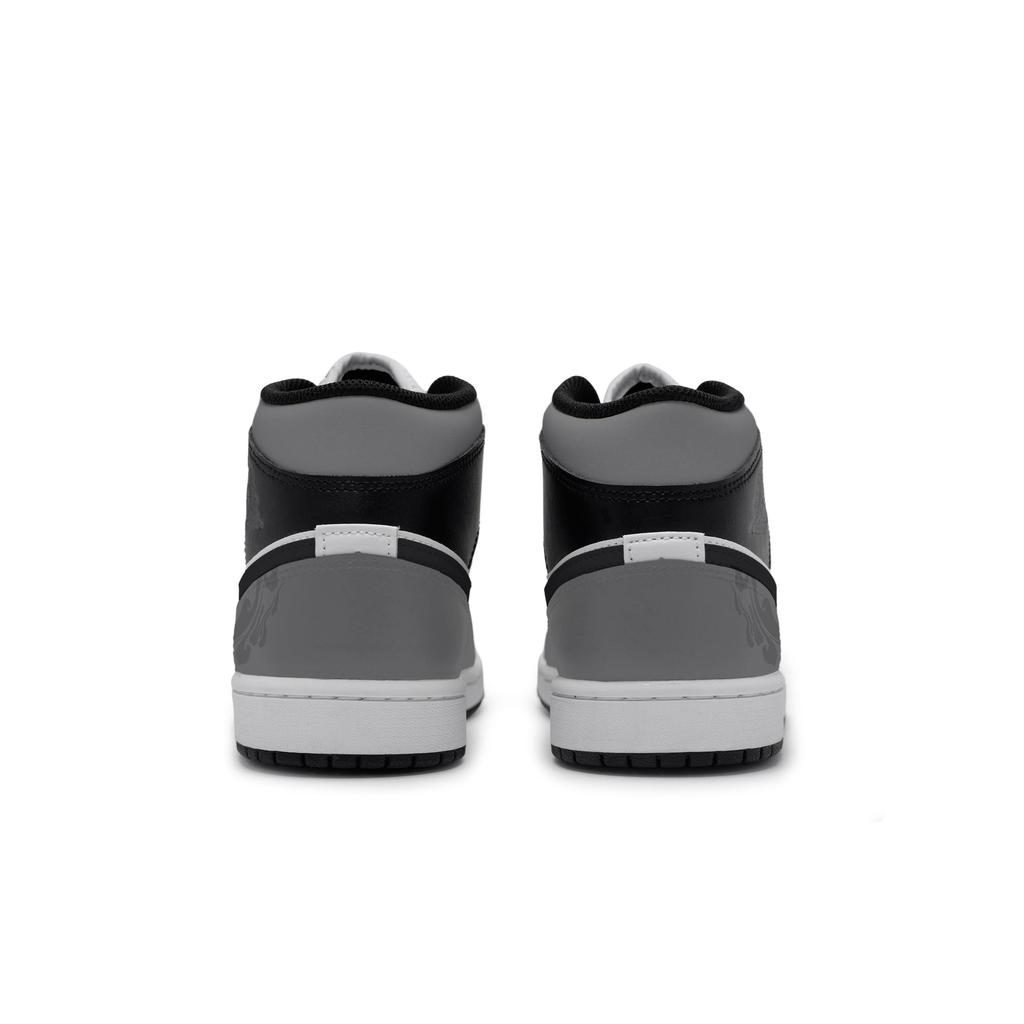 Jordan Air Jordan 1 MID 811 Manufacturing, Cement Smoke Gray, Special Shoe Box Abrasion Resistant Breathable Mid Top DQ8426-103(Team80-S-BOX)
