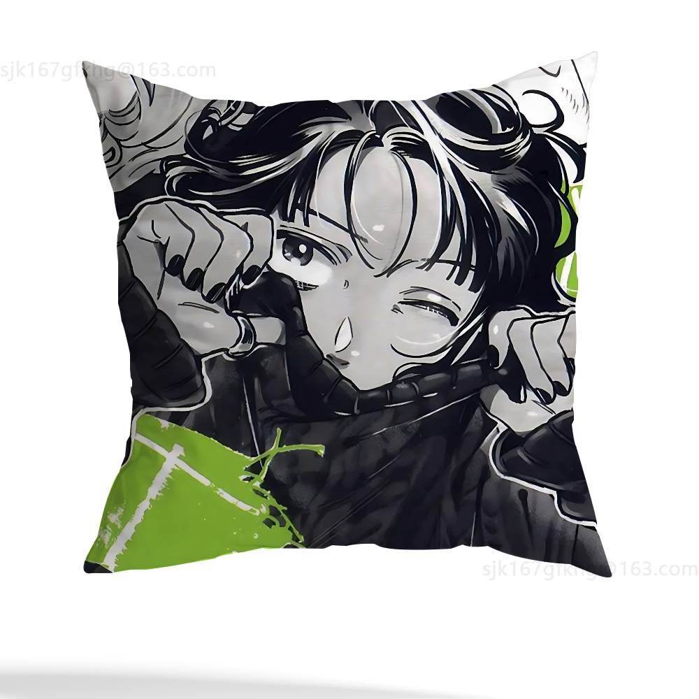 The Guy She Was Interested Pillow Case Anti-dustmite Pillowcase Invisible Zipper Silky Short Plush Sofa Cushion Cover