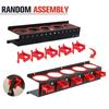 5PCS Red Pegboard Hooks Tool Organizer Spray Bottle Hooks Garage Pegboard Hook for Wall Mount Tool