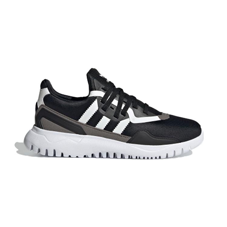 Adidas Originals Flex Collection El C Low top Sports Casual Shoes Black White Children Aged 3 7 Years Old FX5323