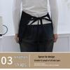 Multi-Color Triple-Pocket Half-Length Work Apron for Restaurants and Kitchens