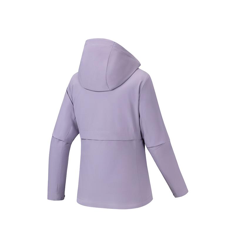 Anta Training Series Letter Warm Simple Thick Hooded Jacket Women Jacket 162547603-2