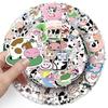 100 Cow Graffiti Cartoon Animal Stickers for Water Bottles, Computers, and Phones