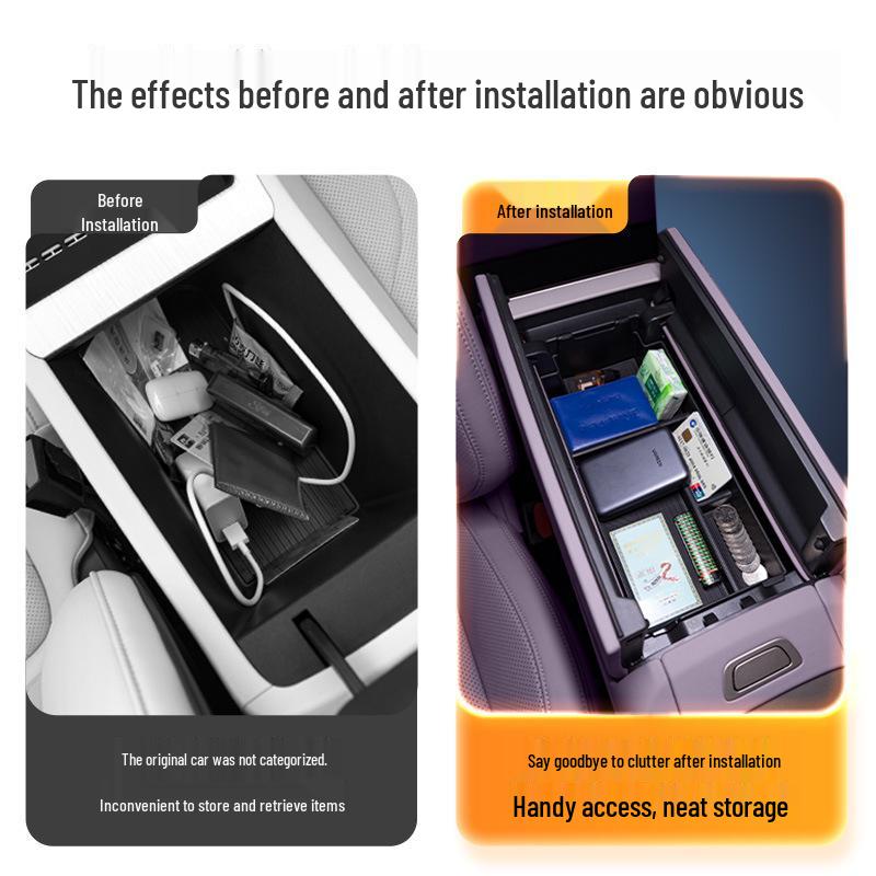 NIO Armrest Box Storage for 2024 Car Center Console