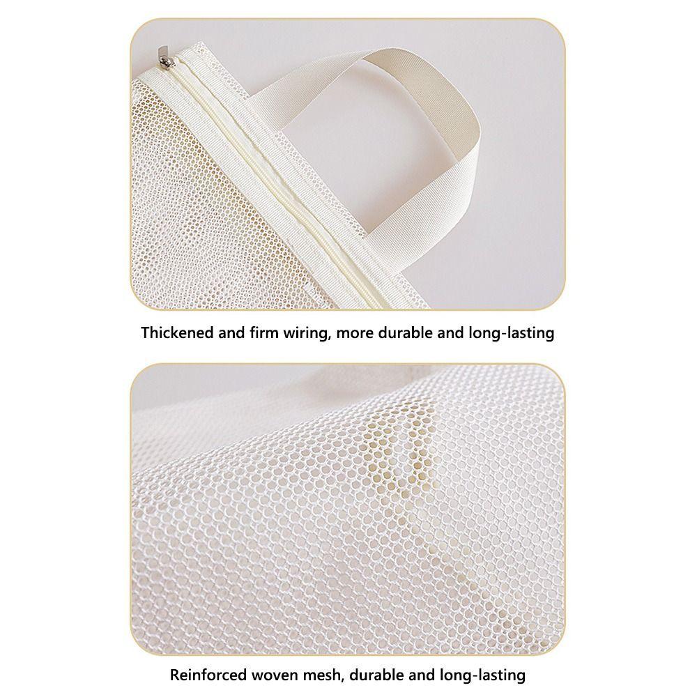 Portable Mesh Toiletry Bag Transparent Storage Bags Portable Cosmetic Bag Large Capacity Storage Bag Underwear Storage Bags