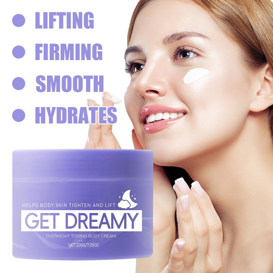 Multi-Effect Overnight Face & Neck Cream – Helps Tighten & Brighten, Smoothing Night Treatment 200g/7.05oz