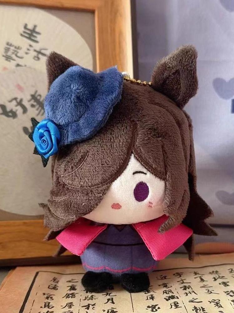

10cm Anime Pretty Derby Plush Toy Soft Pendant Silence Suzuka Rice Shower Special Week Tokai Teio Stuffed Plushies Figure Gifts