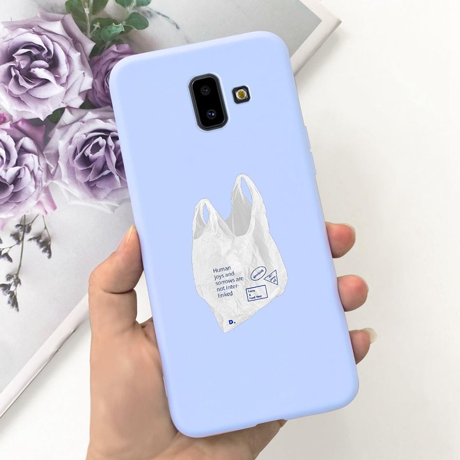 For Samsung Galaxy J4 J6 Plus 2018 Case Popular Flower Soft Silicone Phone Back Cover For Samsung J6Plus J4Plus J610F J415F Capa