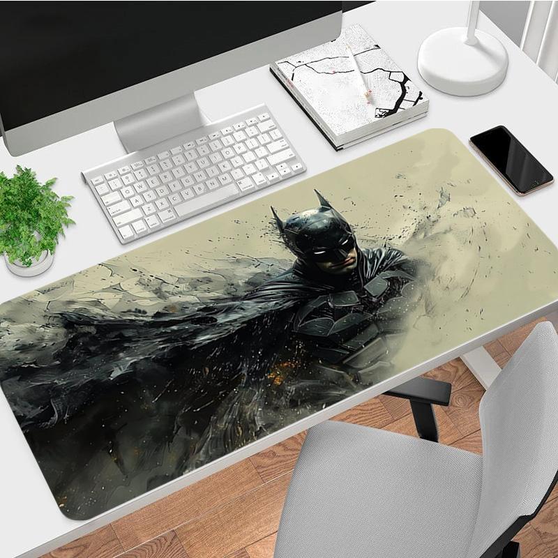 Batman Artwork Xl Gaming Mouse Pad Nonslip Rubber Base Stitched Edge Waterproof Desk Mat For Pc Laptop Gamer Office Computer Accessories C92939