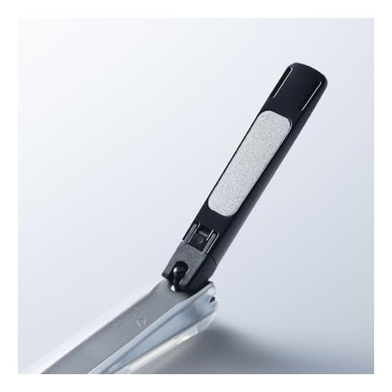 KAI Nail Clipper Type001S Black, Curved Blade, Made In Japan, KE0120