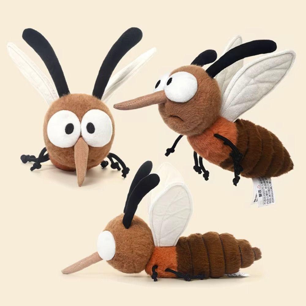 Home Decoration Mosquito Plushie Stuffed Animal Stuffed Mosquito Mosquito Insect Toy  For Children