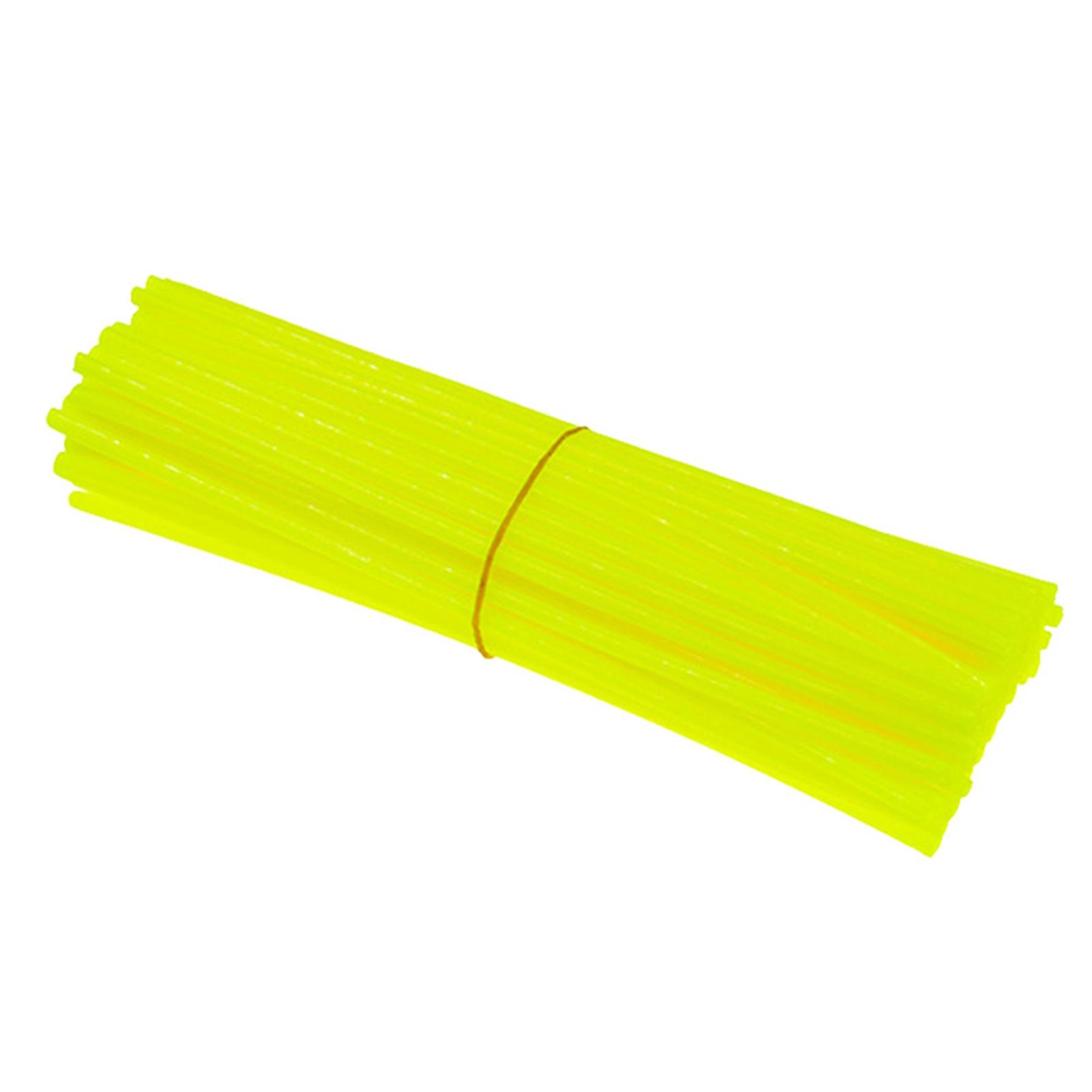 

72PCS Spoke Skins Spoke Covers Trim Wrap Cover Decoration Protector Pipe Motorcycle Dirt Bike Accessories Fluorescent