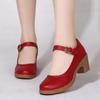 Mid-heel Soft-soled Dance Shoes for Women, Middle-aged and Elderly Mothers, Soft, Comfortable, Wear-resistant and Versatile High Heels