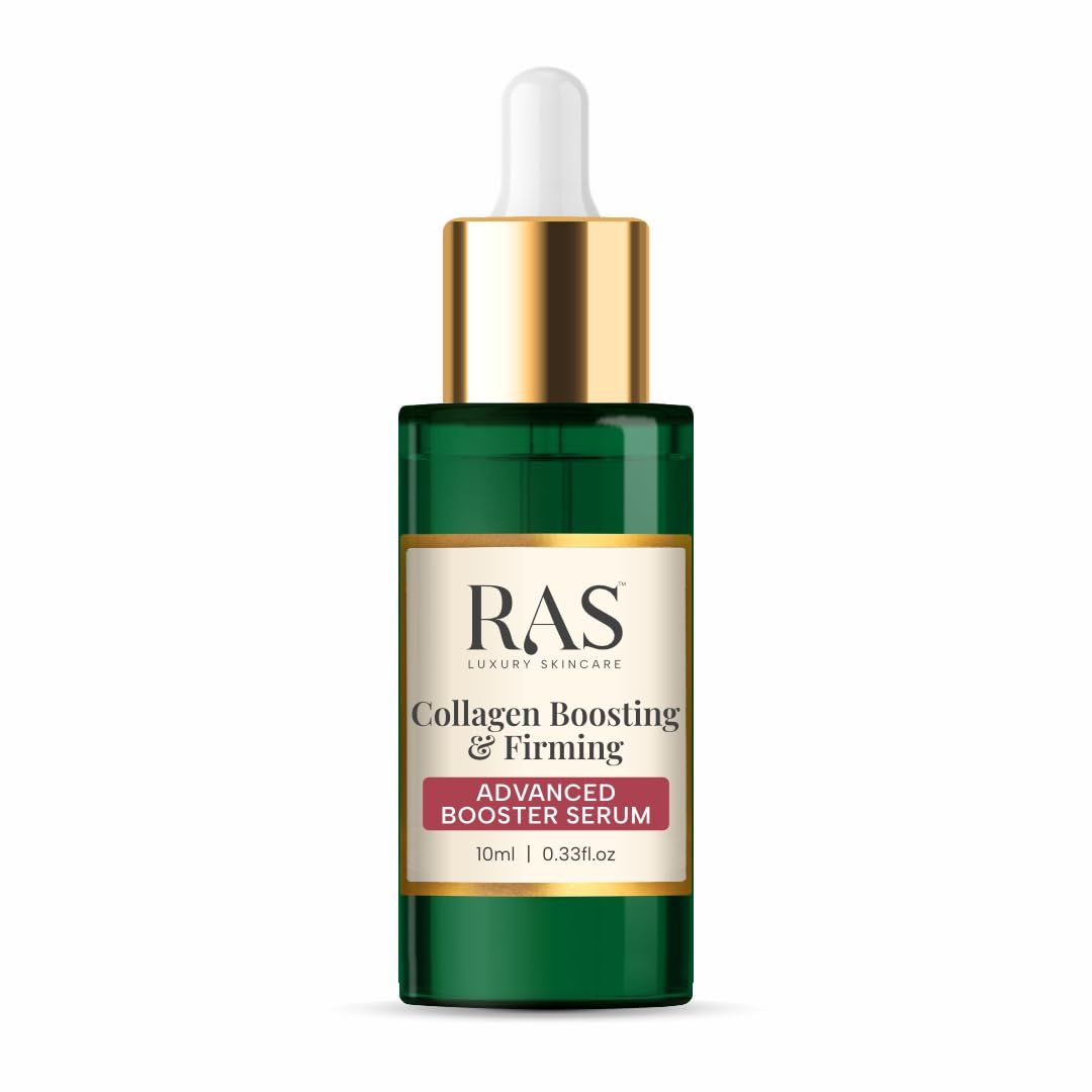Ras Luxury Oils Сыворотка с коллагеном для лица | Сыворотка против старения для подтяжки и уплотнения кожи | Увлажняющий коллагеновый бустер для женщин | Корейская-I