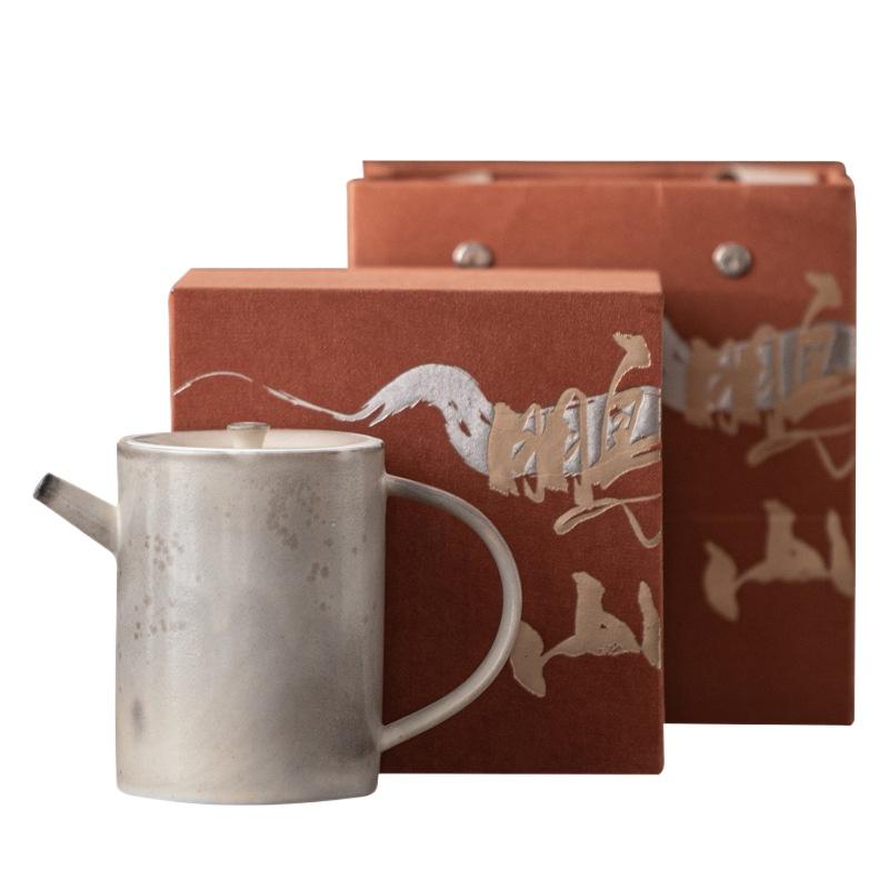 Upright Hand Pot Household Chinese Retro Hand Pot Coarse Pottery Kung Fu Tea Set Teapot Accompaniment