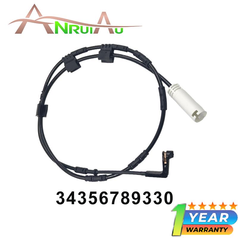 New 2PCS Front 34356789329 & Rear 34356789330 Brake Pad Wear Sensor For Mini Cooper Base Clubman John Cooper Works Pepper Salt
