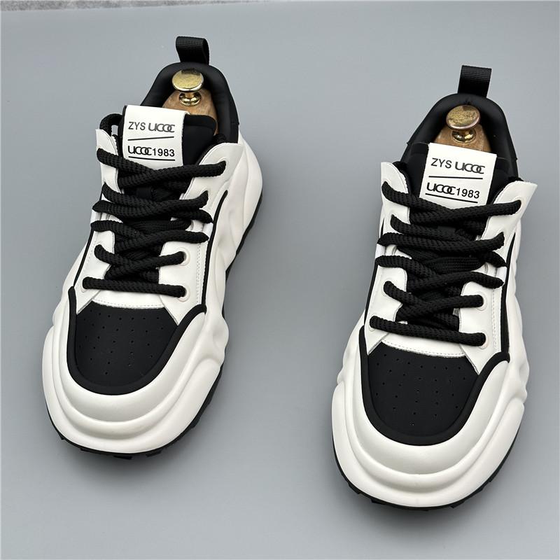 Adidași noi pentru bărbați, pantofi casual de designer de modă, pantofi confortabili de exterior pentru alergat pentru bărbați, adidași cu platformă cu șireturi, Tenis Masculin