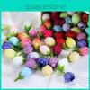 Rose Silk Artificial Buds For Diy Wedding Bouquets Home Decor Craft Supplies