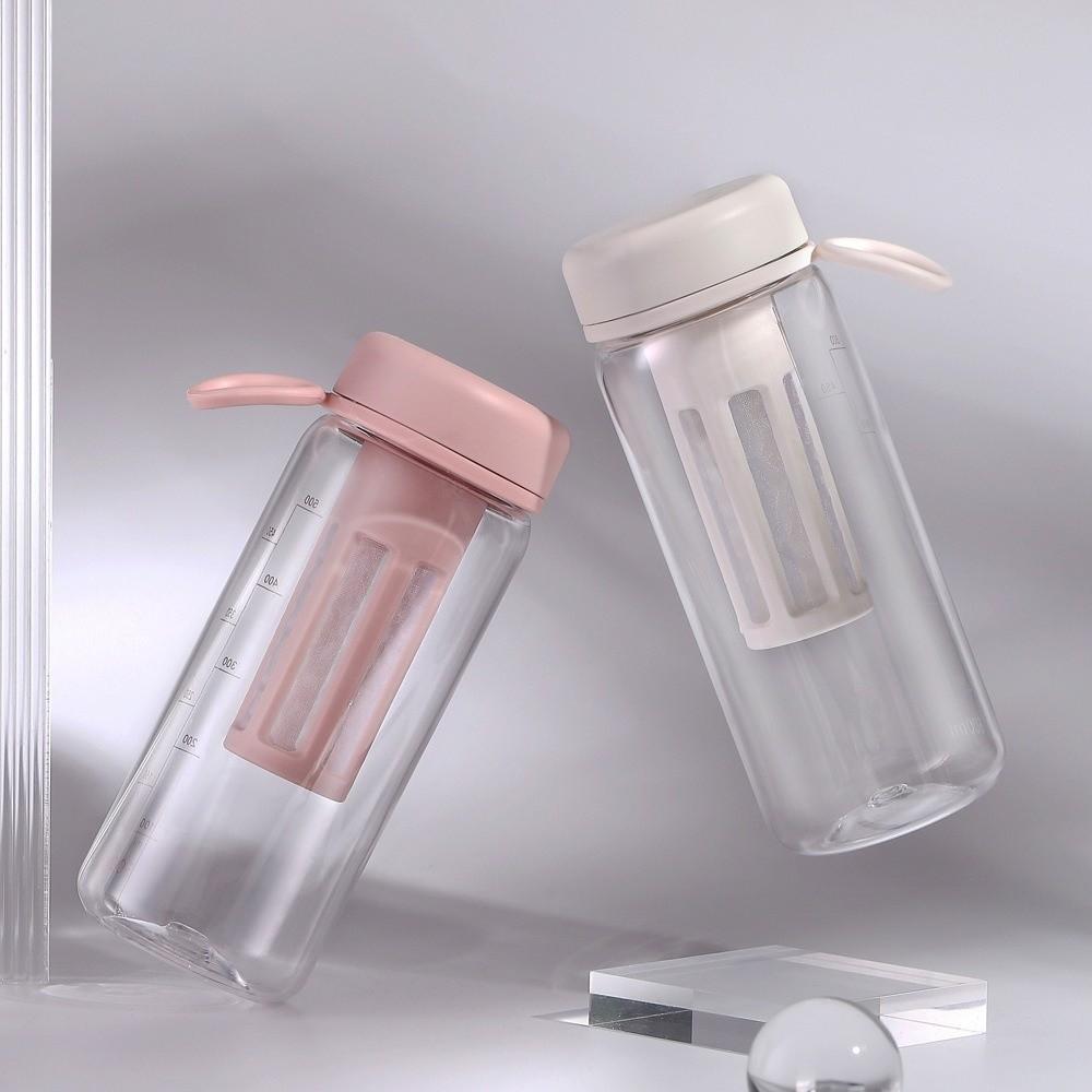 New 450/600ml Cold Brew Coffee Cup Leak-proof Detachable Filter Filter Cup PC with Handle Travel Tumbler