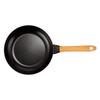 Staub Wood Handle Frying Pan 26cm NUEVA SARTEN MANGO DE MADERA Redonda Enamel Kitchenware Black New Life [Staub] 40511-952 [Item]