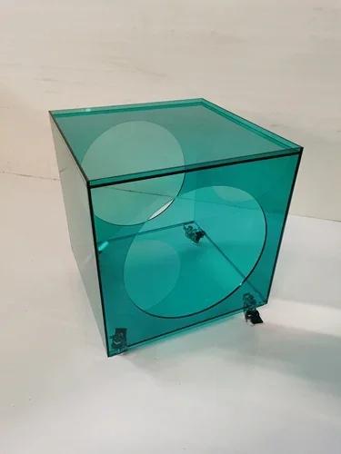 Creative Acrylic Sofa, Side Table, Small Corner Table, Movable Small Coffee Table, Storage, Storage, Small Side Table
