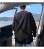 Men's Heavyweight Boxy Sweatshirt: Spring/Autumn Loose Casual Round Neck, Drop Shoulder, Long Sleeve T-Shirt