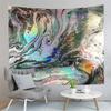 Boho Marbling Art Tapestry Swirl Patterns Tapestry Retro Style Print Tapestry Art Tapestries Home Living Room Bedroom Dorm Decor