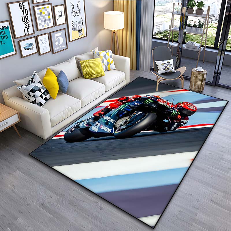 MotoGP F-Fabio Quartararo 20 Pattern Carpets 15 Sizes Living Room Bedroom Bedside Floor Mat Area Rug Cloakroom Home Decoration