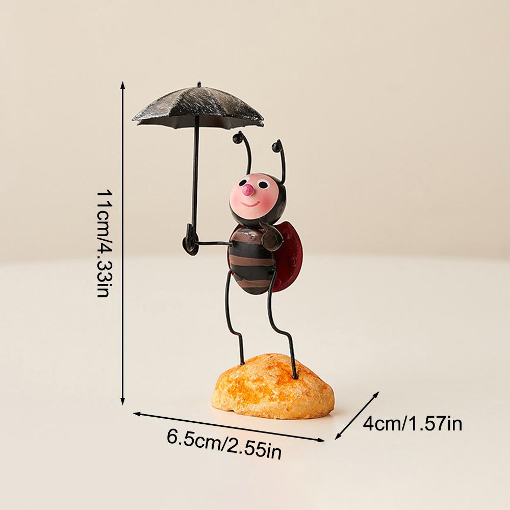 Country Style Ladybug And Ant Model Decorations Creative Living Room Study Window Craft Ornaments Gifts
