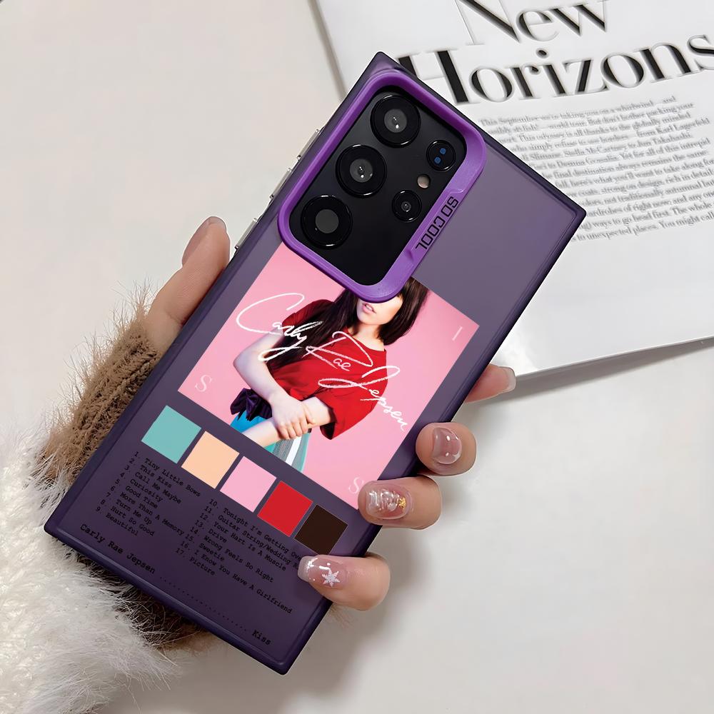 

Carly Rae J-Jepsen Phone Case For Samsung Galaxy S25 Edge S24 S23 S22 S21 S20 Ultra Funda Silicone Silver Cover Galaxy S22plus 5G