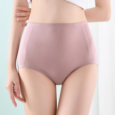Slip Comodi Traspiranti a Vita Alta da Donna Taglie Forti Colore Unito