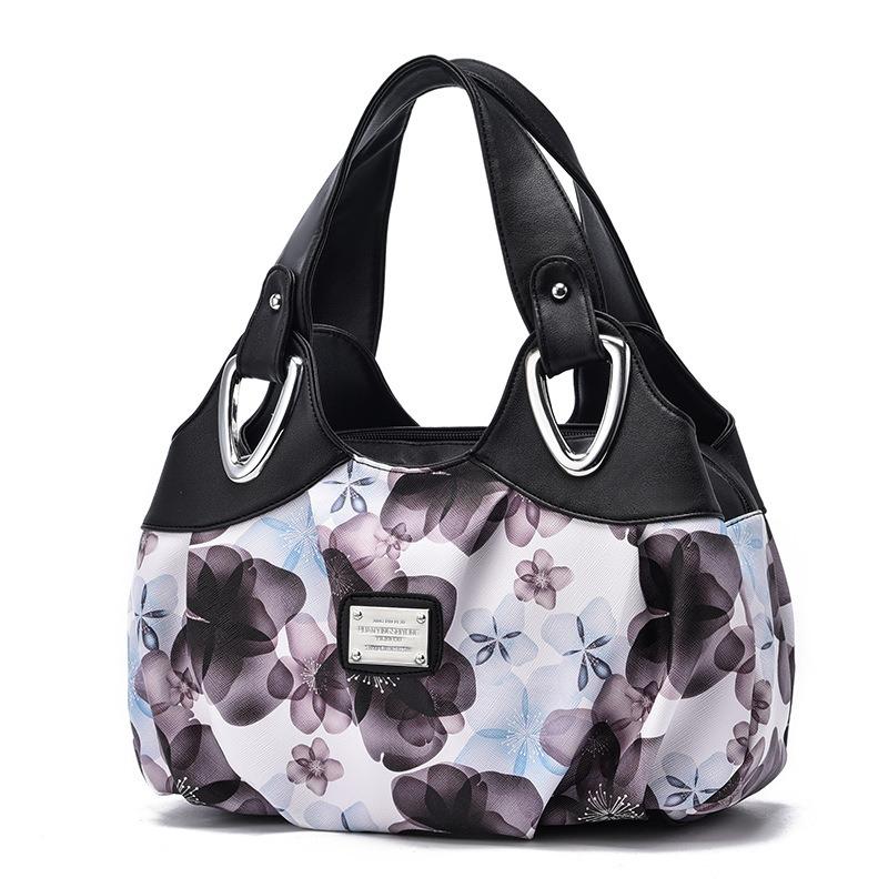 Women's bag summer new simple soft leather handbag large capacity medium mother bag tide