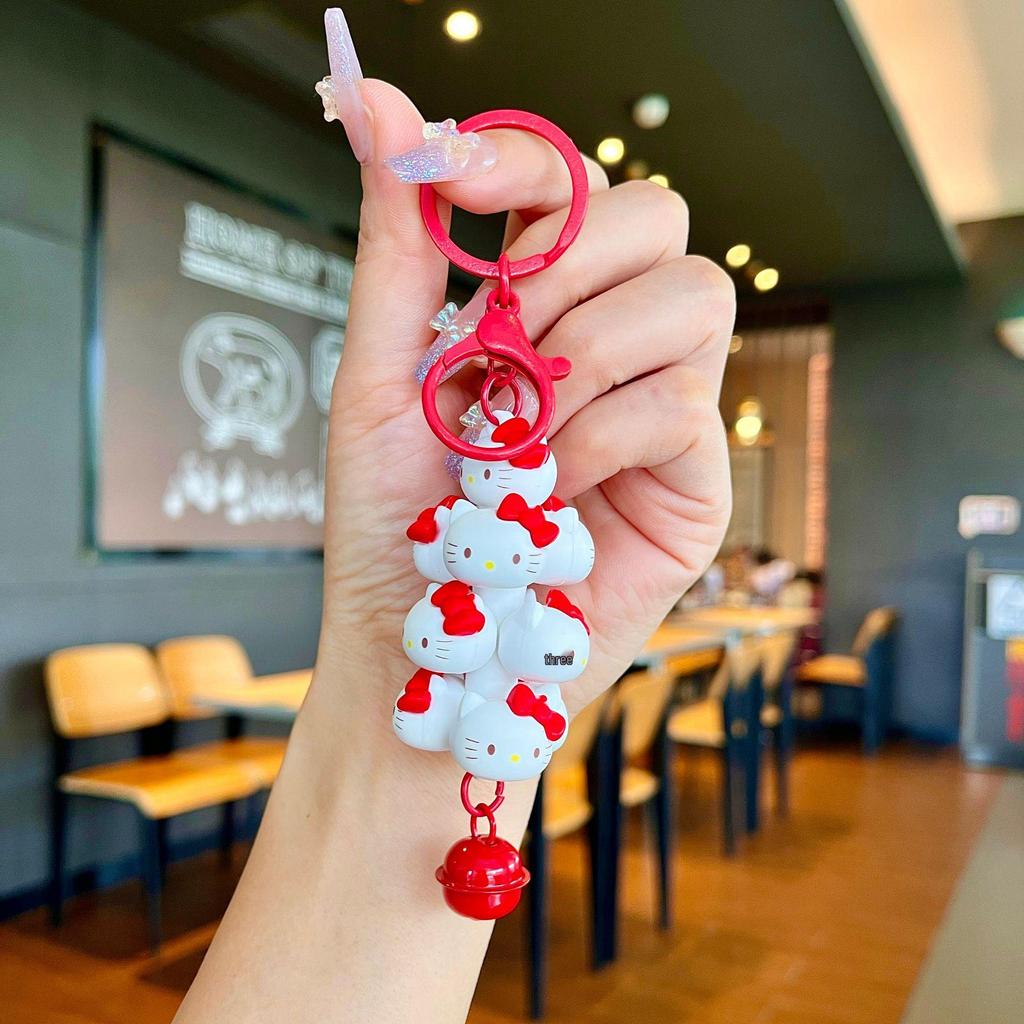 Bedårande Gris & Panda Stapelleksak Hängsmycke Nyckelring - Sött Par Bilväska Tillbehör, Perfekt Liten Gåva