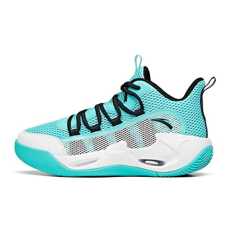 Anta Men s Basketball Shoes White Black Blue A312121100A-2 40