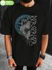Berserker Bear Warrior Odin Runes Nordic Compass Viking Graphic T-shirt - 100% Cotton Norse Mythology Design