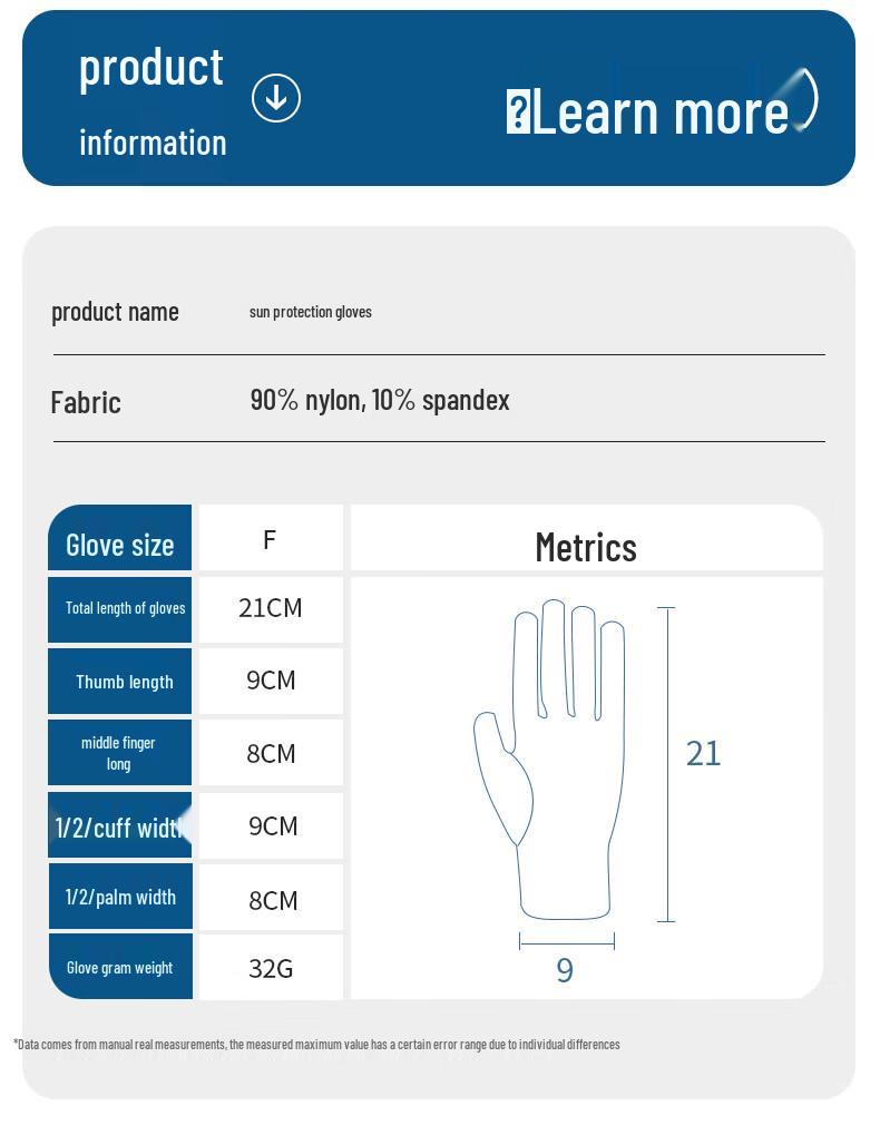 MEET SUNNY Women's Summer UV Protection Gloves