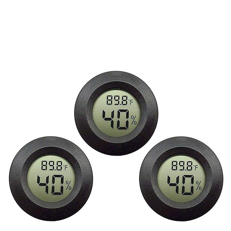 5/1Pcs Mini Black white Digital LCD Indoor Convenient Temperature Sensor Humidity Meter Thermometer Hygrometer Gauge