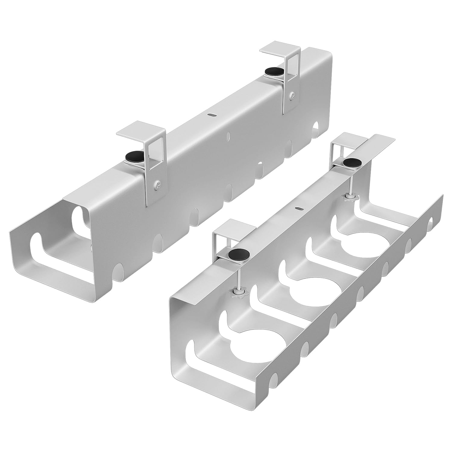 

ICHIYO Cable Tray White No Drilling Required Cable Tray Under Desk Wiring Organization Cable Organizer Cable Storage Cable Tray Outlet Storage Cable