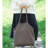 2026 Simple Large Capacity Plaid Canvas Shoulder Bag for Women and College Students