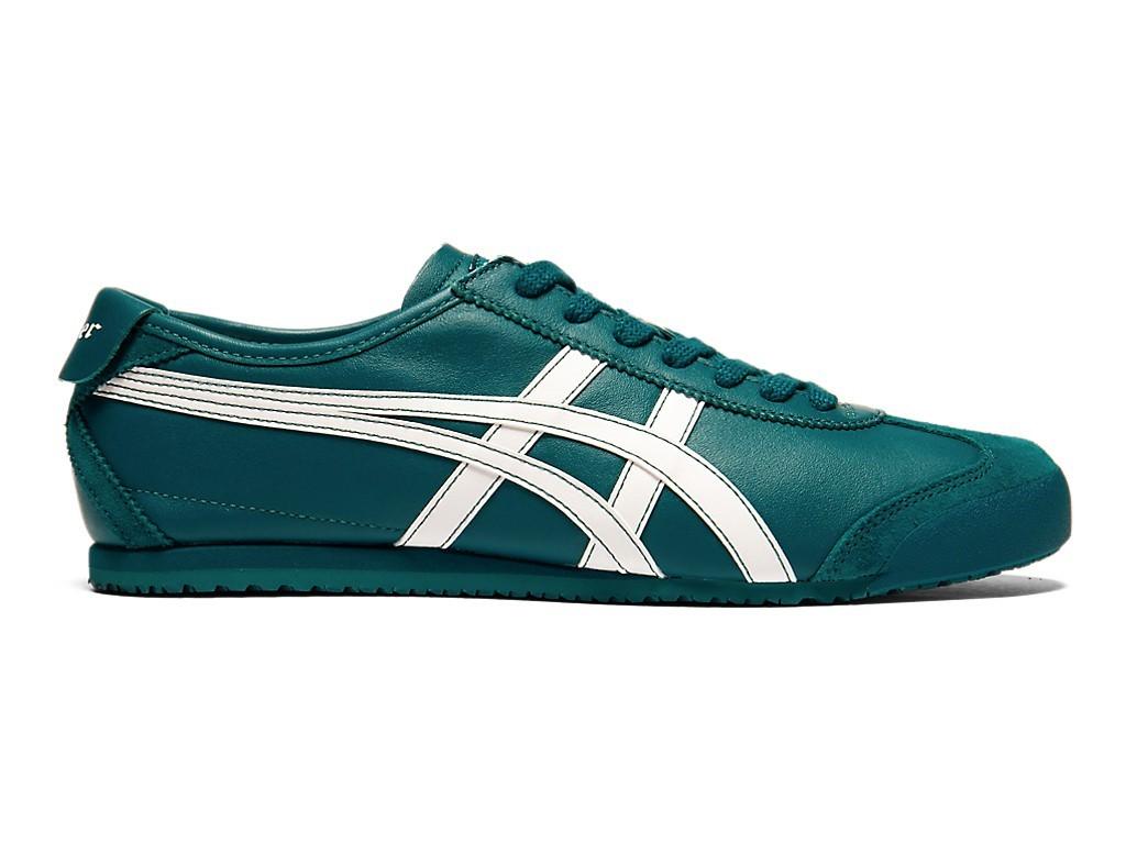 1183C102-301 Onitsuka Tiger Mexico 66 "Verde Pícea/Blanco" (de los hombres)