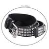 new luxury square bead rivet belt metal pyramid straps men and women punk rock hardware jeans designer female waist belts