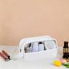 PVC Transparent Waterproof Travel Makeup and Toiletry Bag - Portable, Large Capacity Storage
