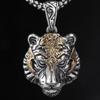 1pcs Vintage Necklace For Both Men And Women Fashion Trend Tiger Head Pendant Jewelry