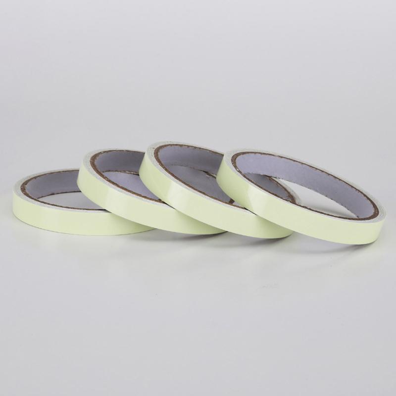 Green Luminous Tape Self Adhesive Glow In The Dark Stickers Stage Decorative Fluorescent Tape Warning Stickers Fishing Tool