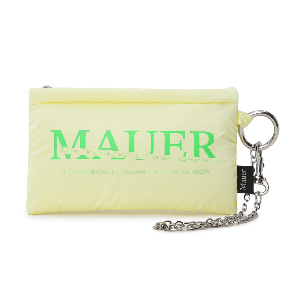 Mauer Flohmarkt Pouch Keyring (Yellow)