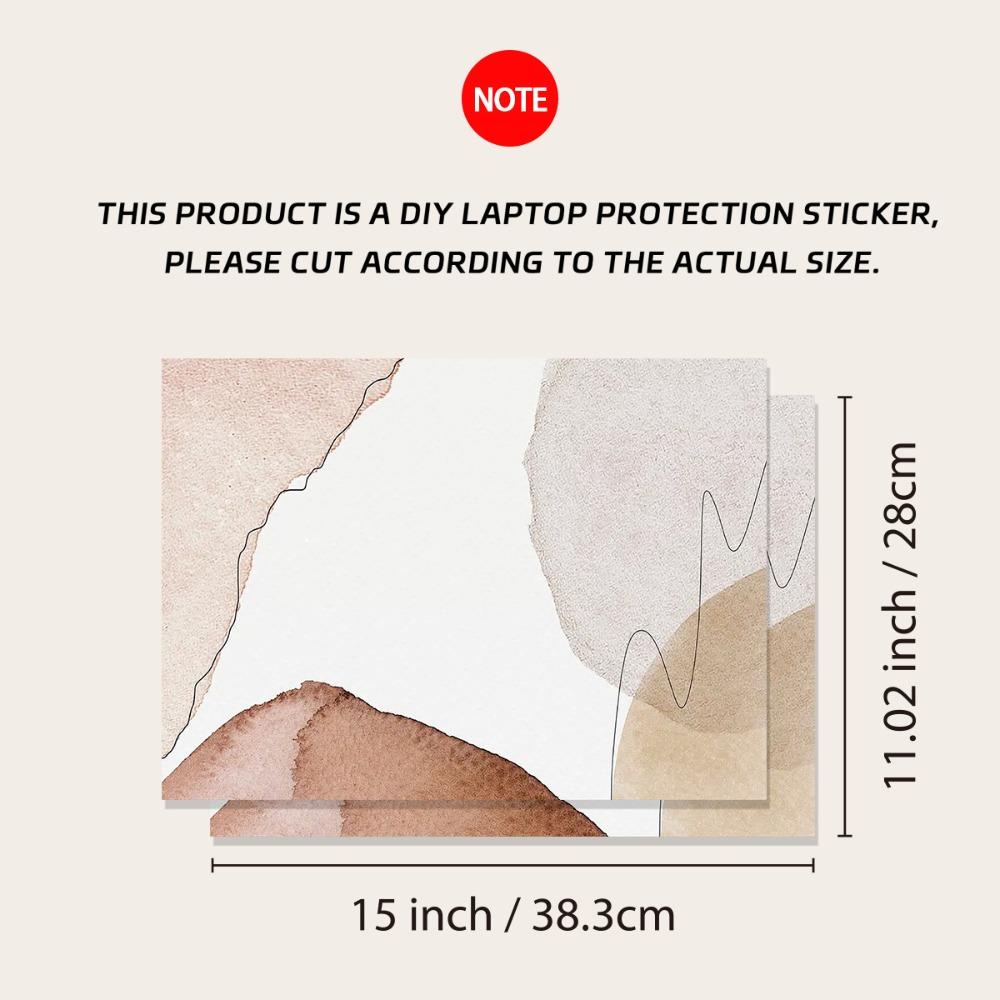 DIY 15inch Laptop Stickers Skins Waterproof Ultrabook Decorate Decal  Universal