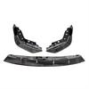 Carbon Look Front Bumper Lip Spoiler Splitter Diffuser Cover Canards tuning For BMW 3 Series G20 G21 G28 2019-2022 M Pack