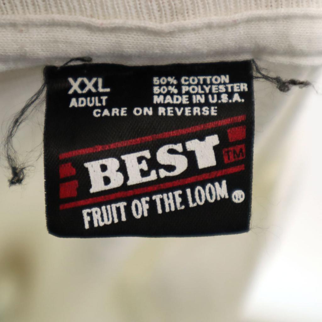 FRUIT OF THE LOOM BEST 90er Made in USA Altes Kurzarm-T-Shirt XXL Biggs Herren Gebraucht